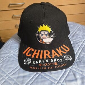 Naruto ICHIRAKU Ramen Shop Ball Cap Adjustable Hat Snapback Size Adult/Teens NEW